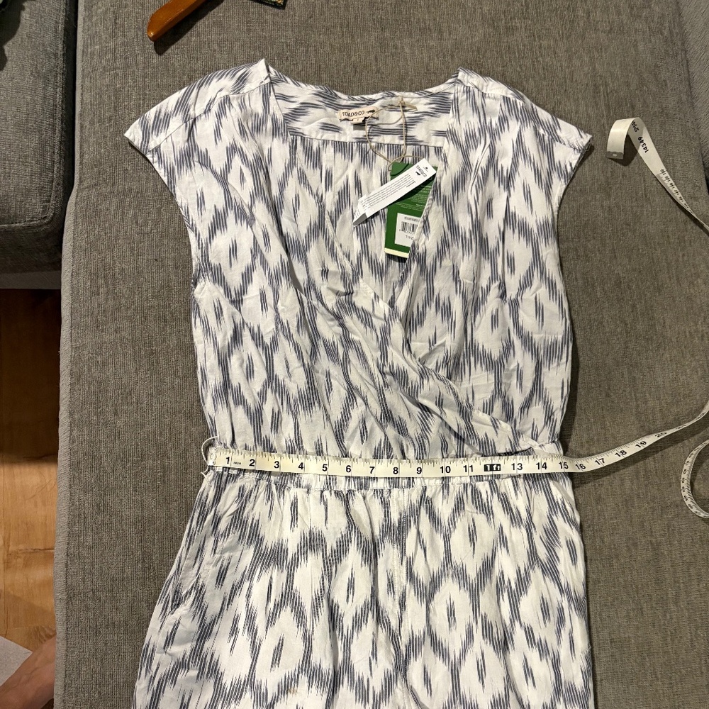 NWT Toad&Co Romper, Sz L